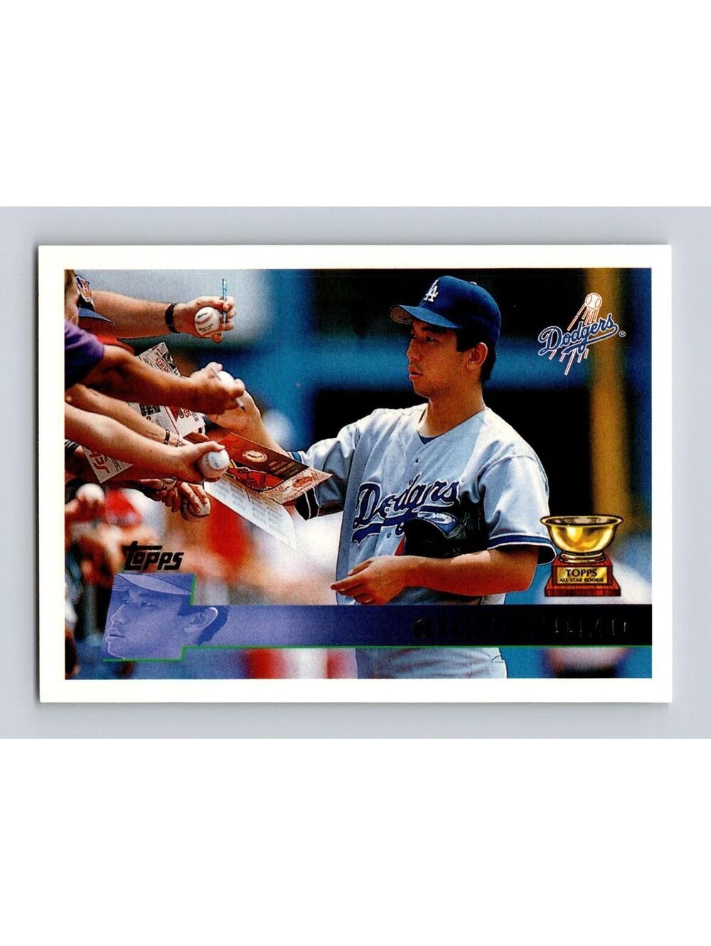 1996 Topps #136 Hideo Nomo Baseball Card